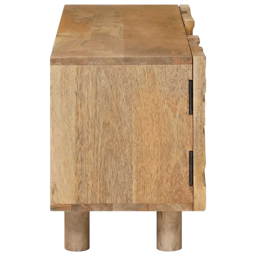 Meuble TV avec tiroir avec étagère avec porte 110 x 30 x 40 cm - 6