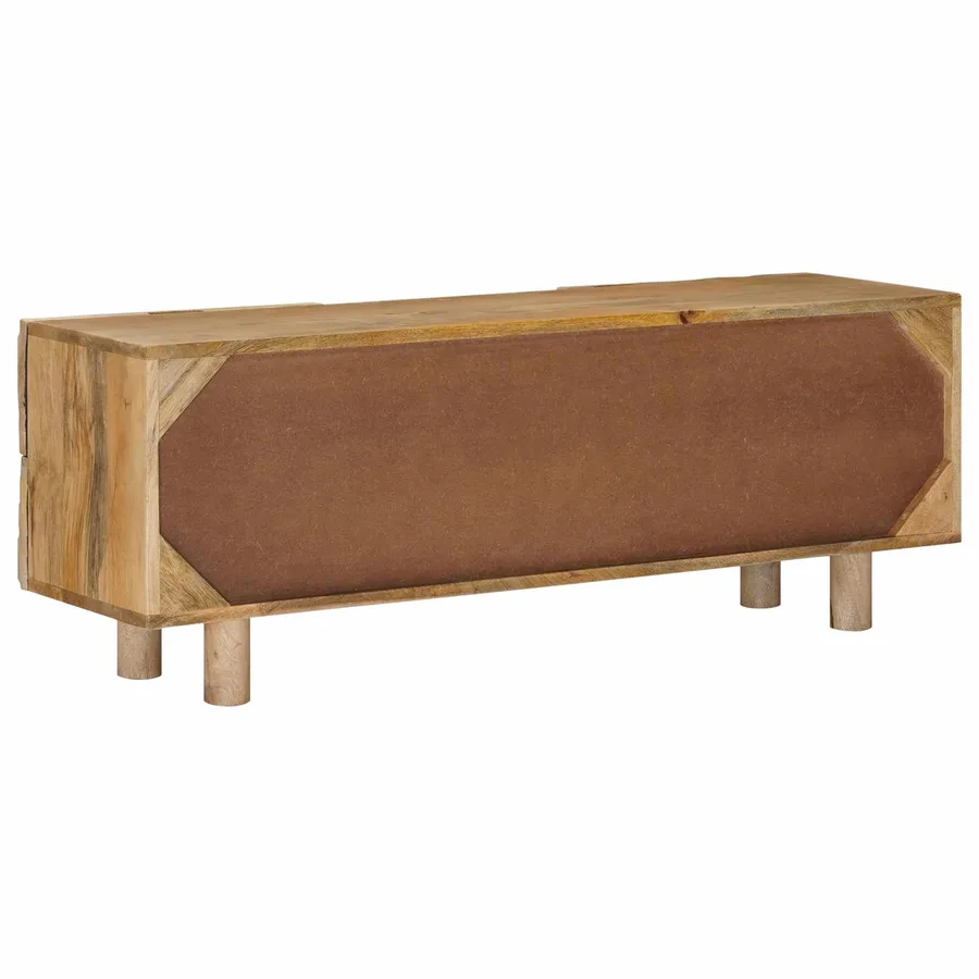 Meuble TV avec tiroir avec étagère avec porte 110 x 30 x 40 cm - 7