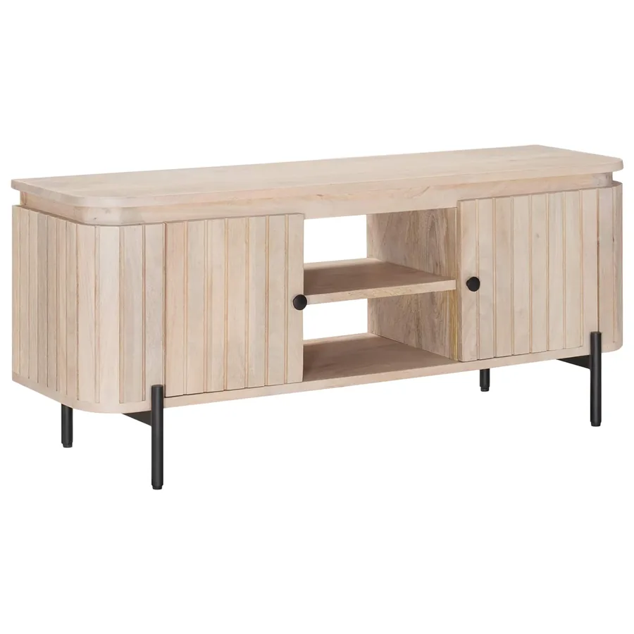 Meuble TV avec étagère avec stockage 105 x 30 x 45 cm
