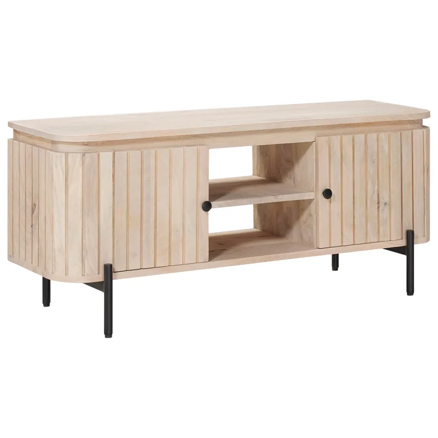 Meuble TV avec étagère avec stockage 105 x 30 x 45 cm - 3