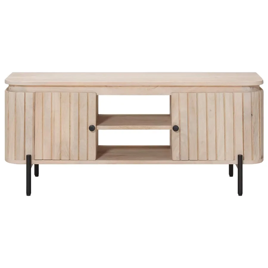 Meuble TV avec étagère avec stockage 105 x 30 x 45 cm - 5