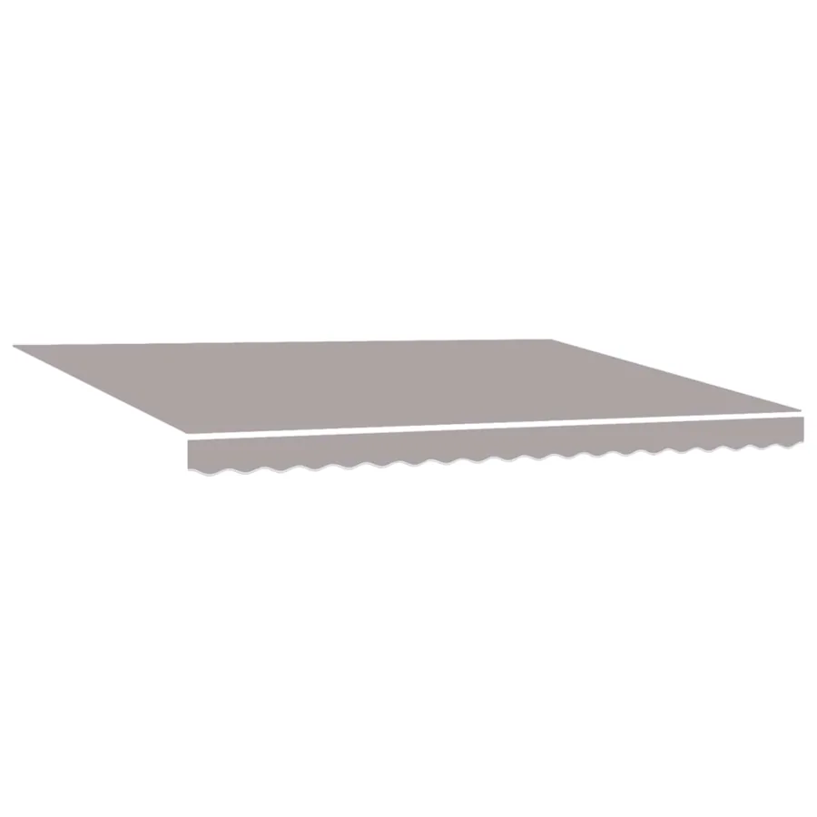 Auvent rétractable manuel Gris clair 4 × 3 m - 4