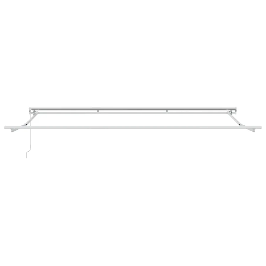 Auvent rétractable manuel Gris clair 4 × 3 m - 5