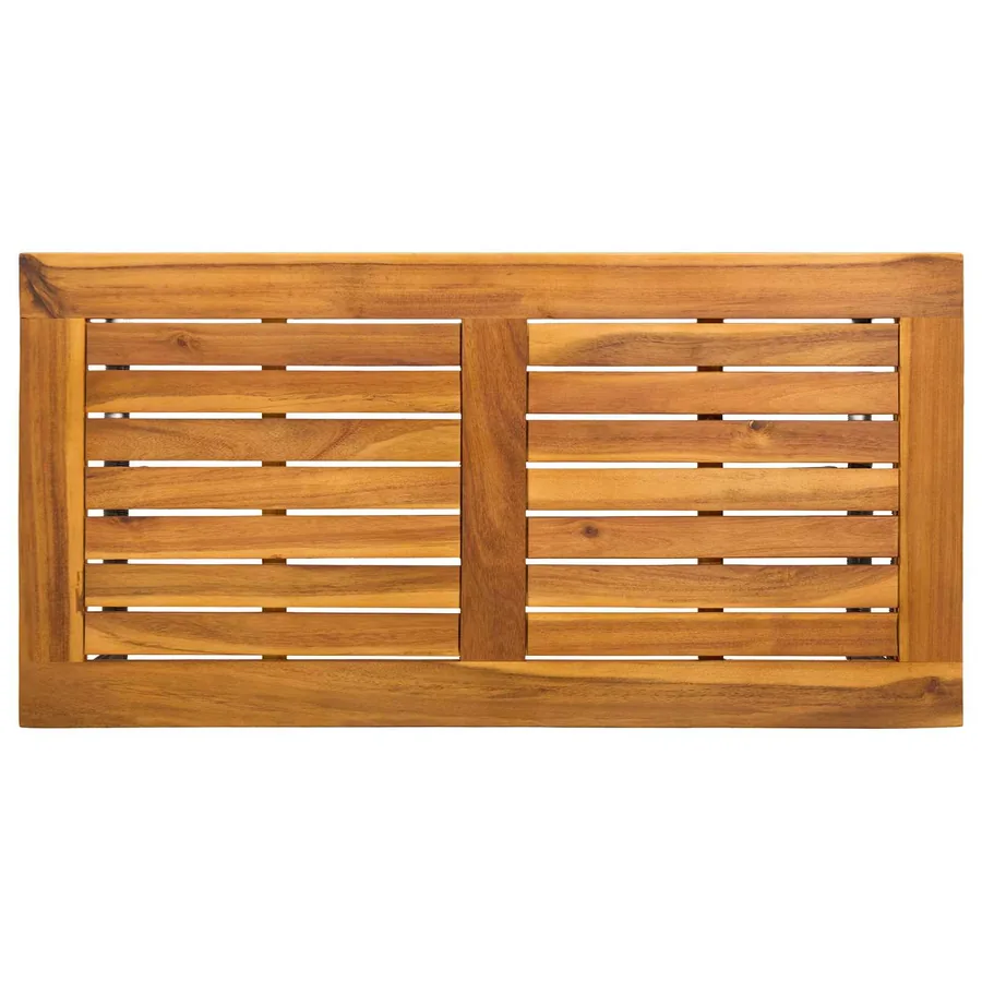Ensemble de meubles d'extérieur 4 pcs Blanc Naturel et Crème - 8