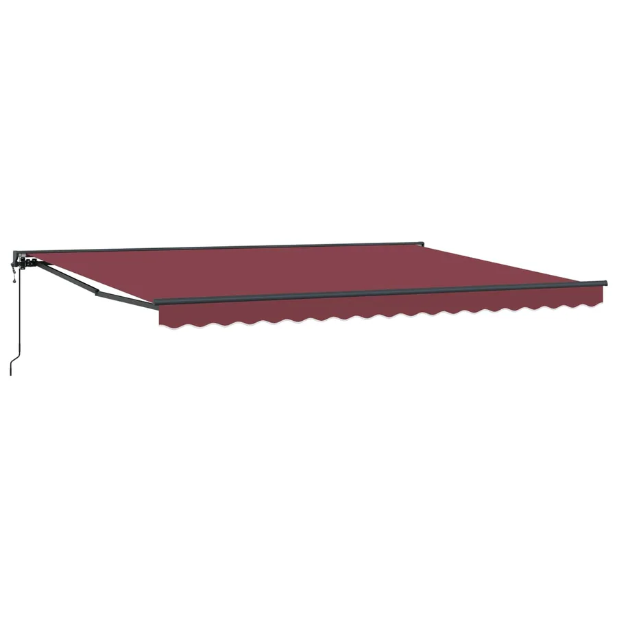 Auvent rétractable électrique Bourgogne et Anthracite 4 x 2 m - 2