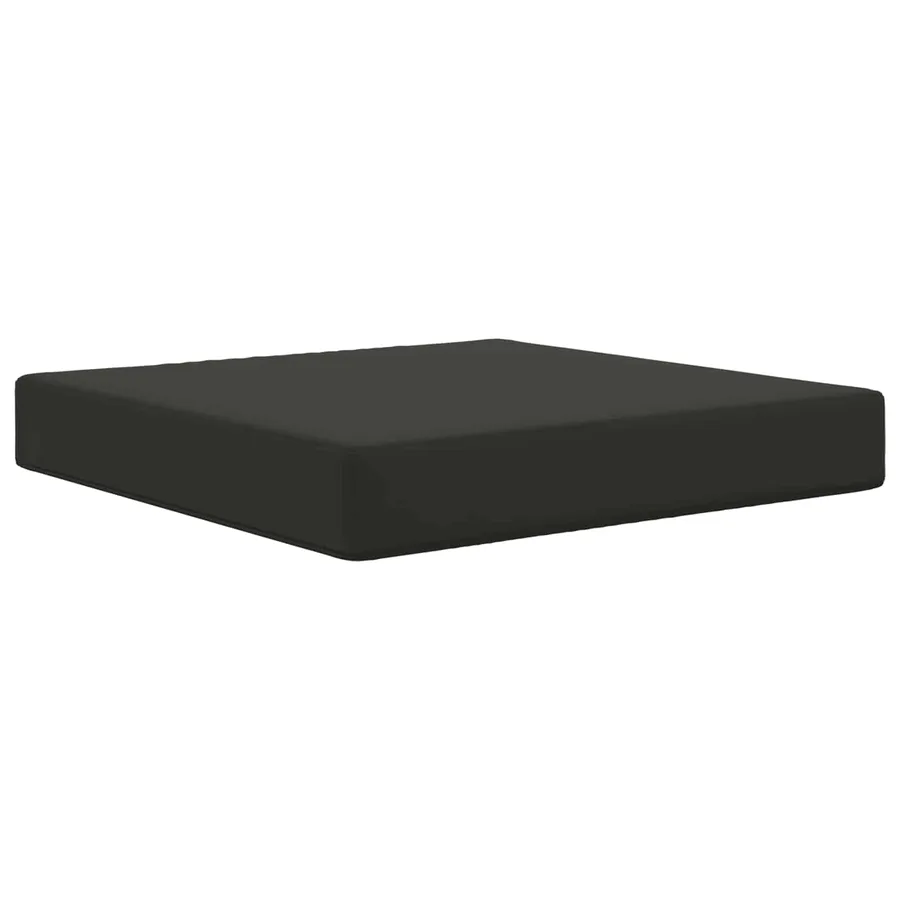 Coussin de canapé d'extérieur Noir 60 x 60 x 8 cm Polyester - 2