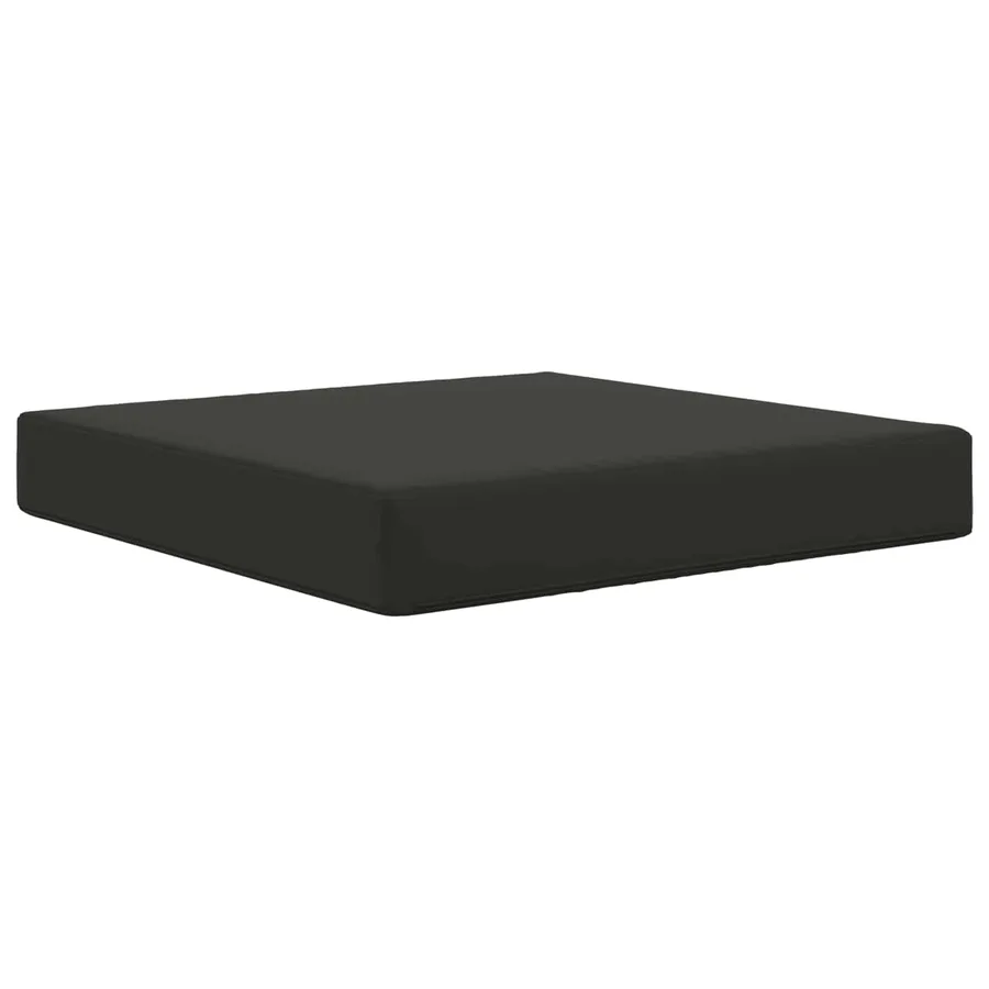 Coussin de canapé d'extérieur Noir 60 x 60 x 8 cm Polyester - 5