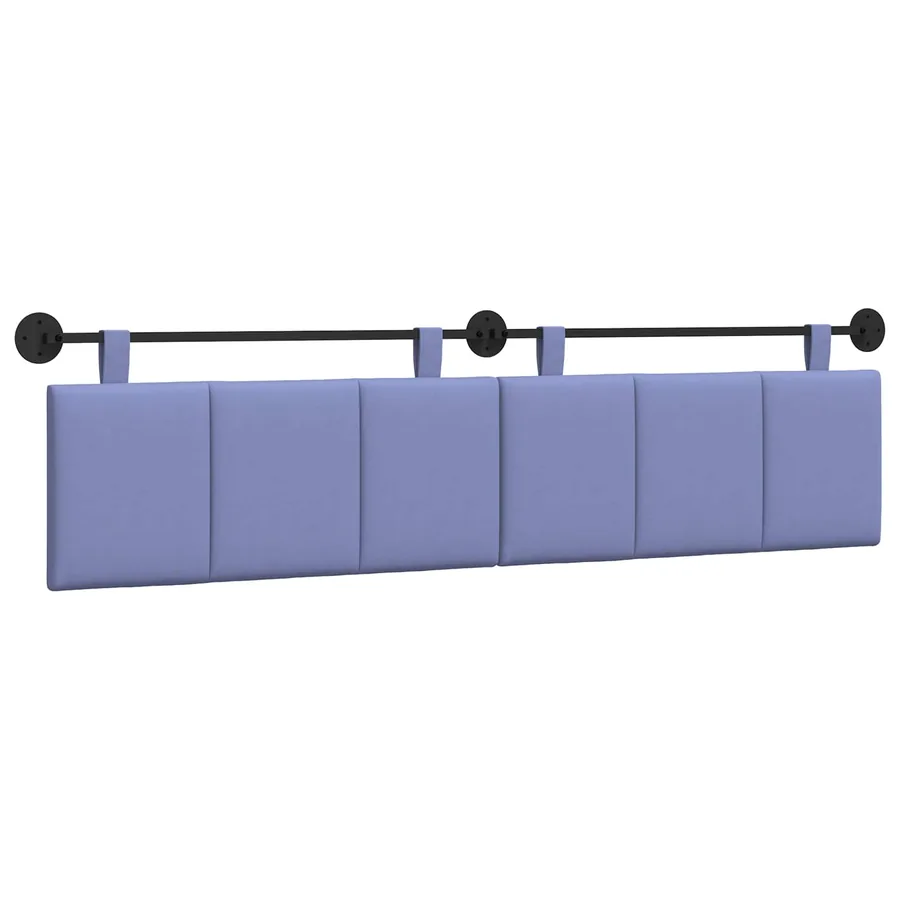 Tête de lit suspendue Bleu denim Tissu - 2