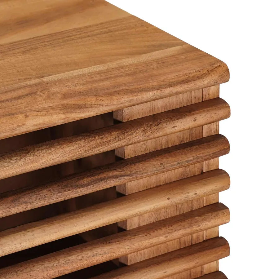 Meuble TV avec stockage avec porte Naturel 105 x 30 x 35 cm - 8