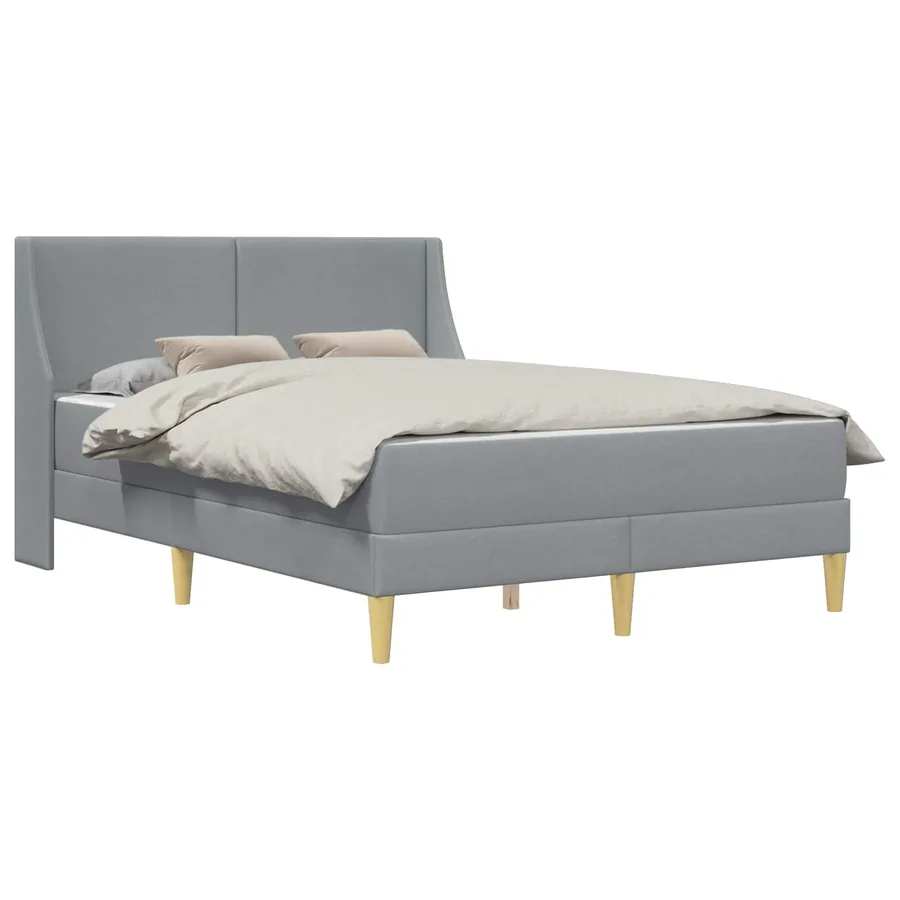 Cadre de lit avec matelas avec tête de lit Polyester - 2