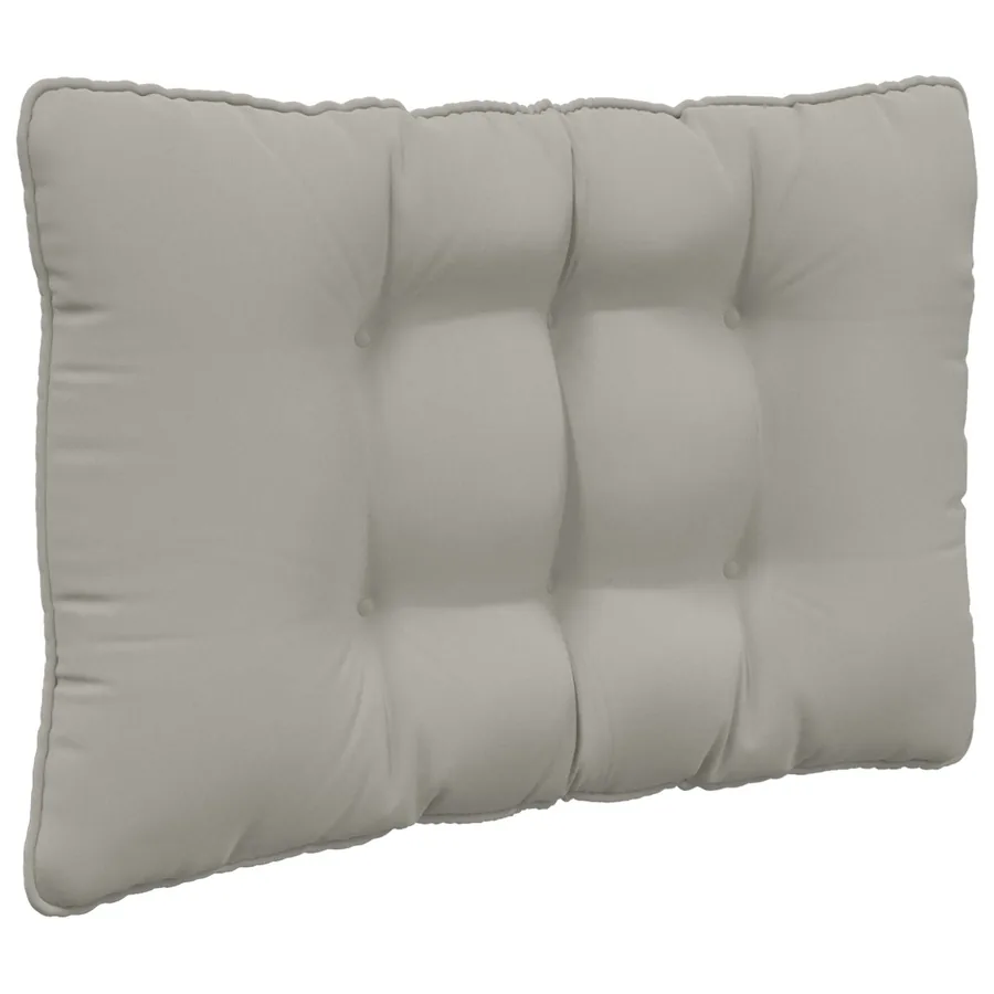 Coussin de canapé d'extérieur Polyester Gris 80 x 43 x 10 cm - 5