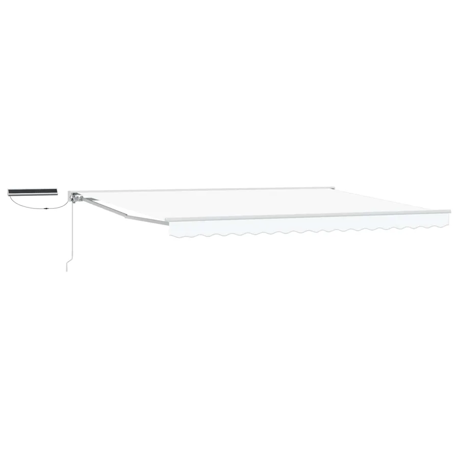 Auvent rétractable électrique Blanc 4 × 3 m - 2