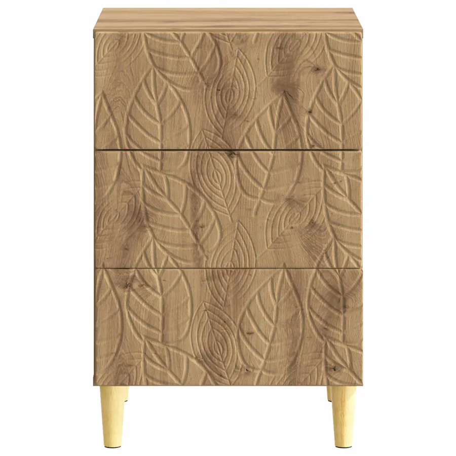Table de chevet Chêne artisanal 43 x 39,5 x 66,5 cm - 4