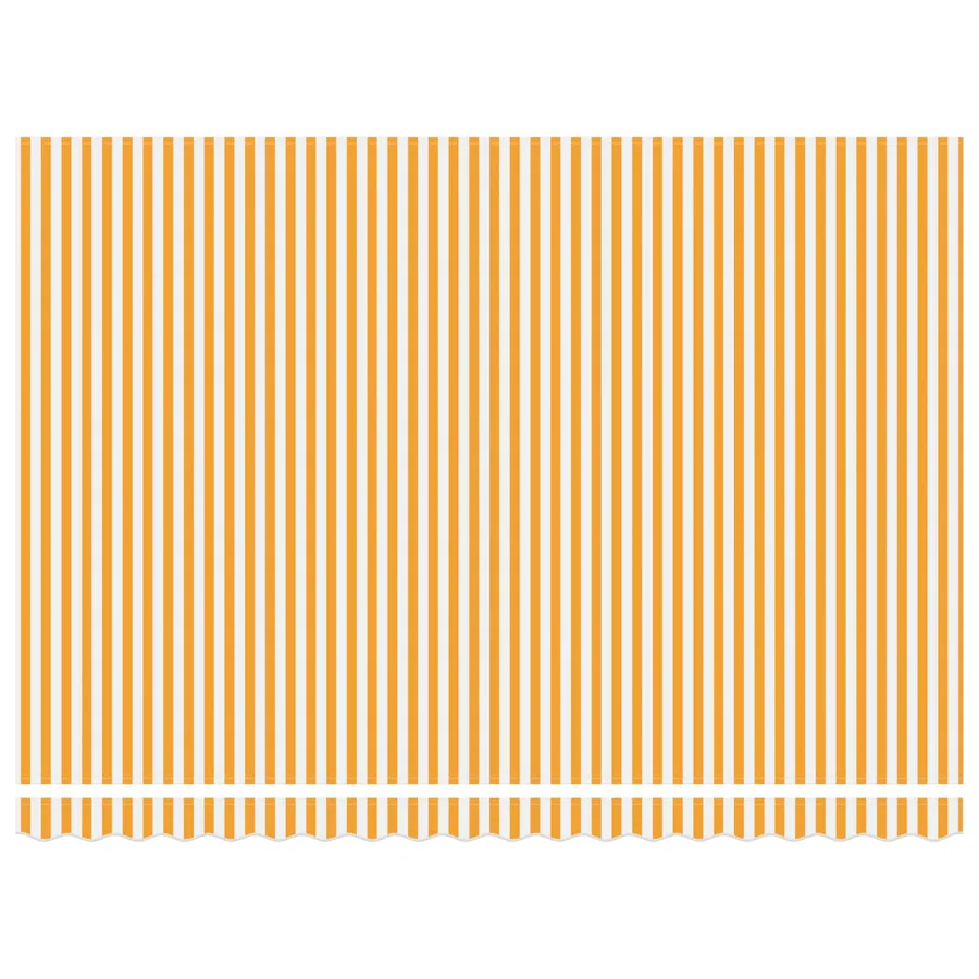Auvent rétractable électrique Orange 5 x 3 m - 6
