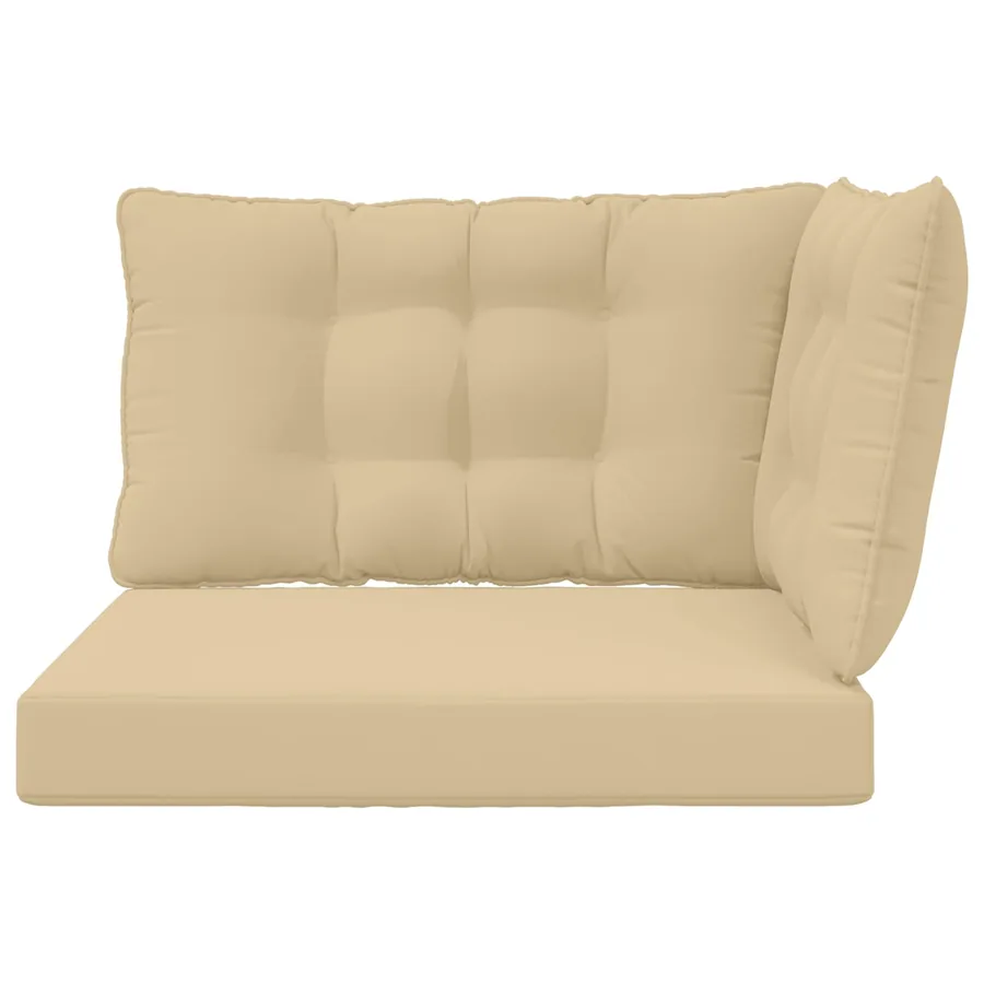 Coussin de canapé d'extérieur Polyester Beige 80 x 43 x 10 cm - 6