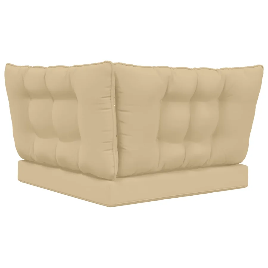 Coussin de canapé d'extérieur Polyester Beige 80 x 43 x 10 cm - 7