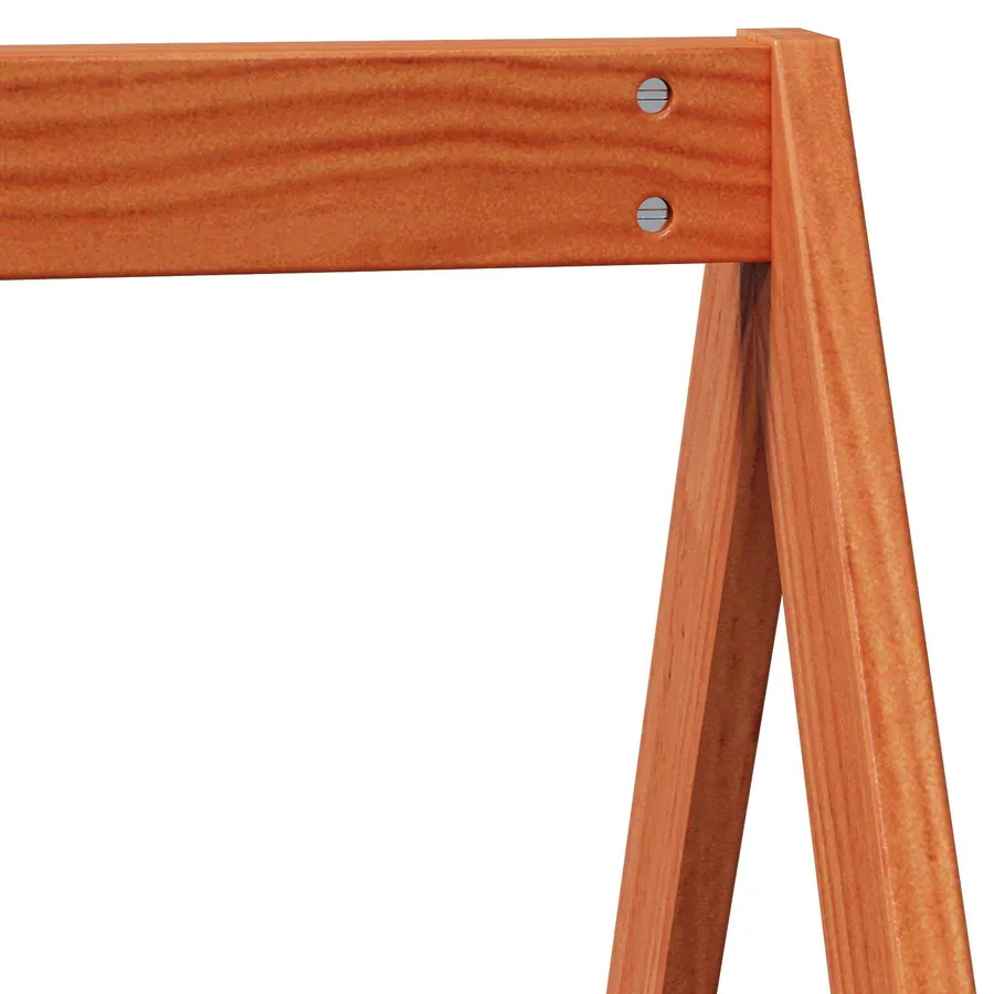 Cadre de lit mezzanine Brun Ciré 90 x 190 cm Pin massif - 9