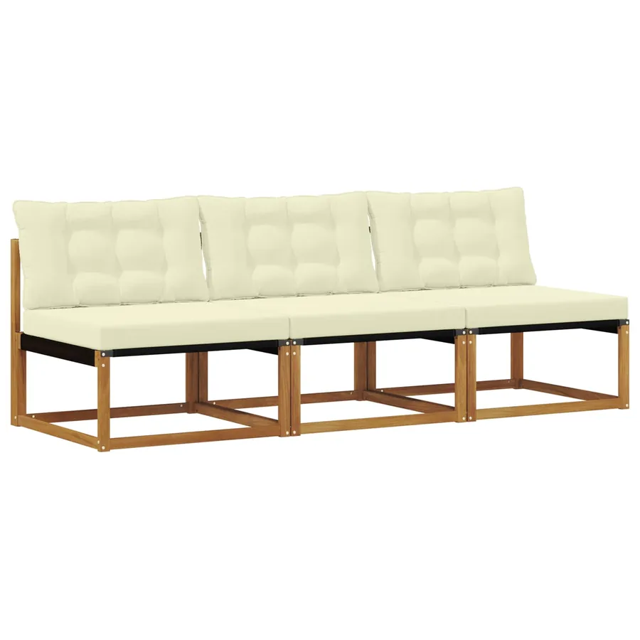 3 Pièce Sofa de milieu extérieur - 2