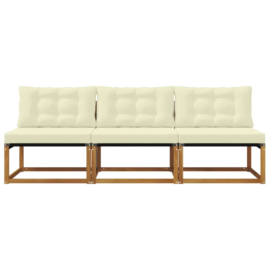 3 Pièce Sofa de milieu extérieur - 4
