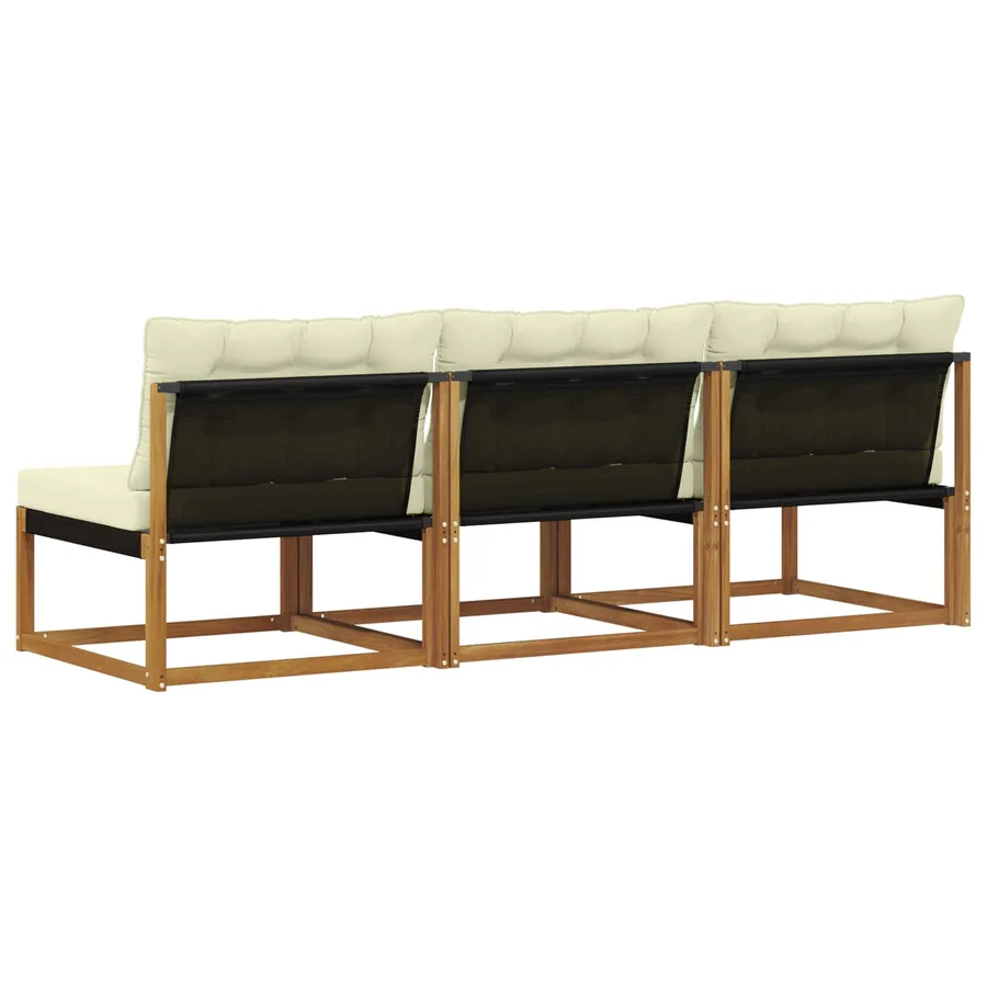 3 Pièce Sofa de milieu extérieur - 6