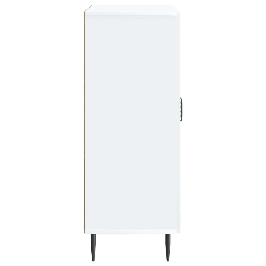 Buffet Blanc 66 x 34,5 x 89,5 cm Bois d'ingénierie - 7
