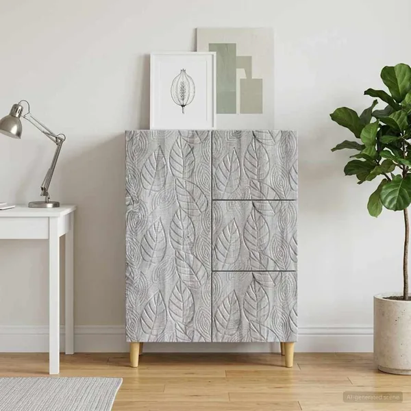 Buffet Sonoma gris 66 x 34,5 x 90 cm Bois d'ingénierie