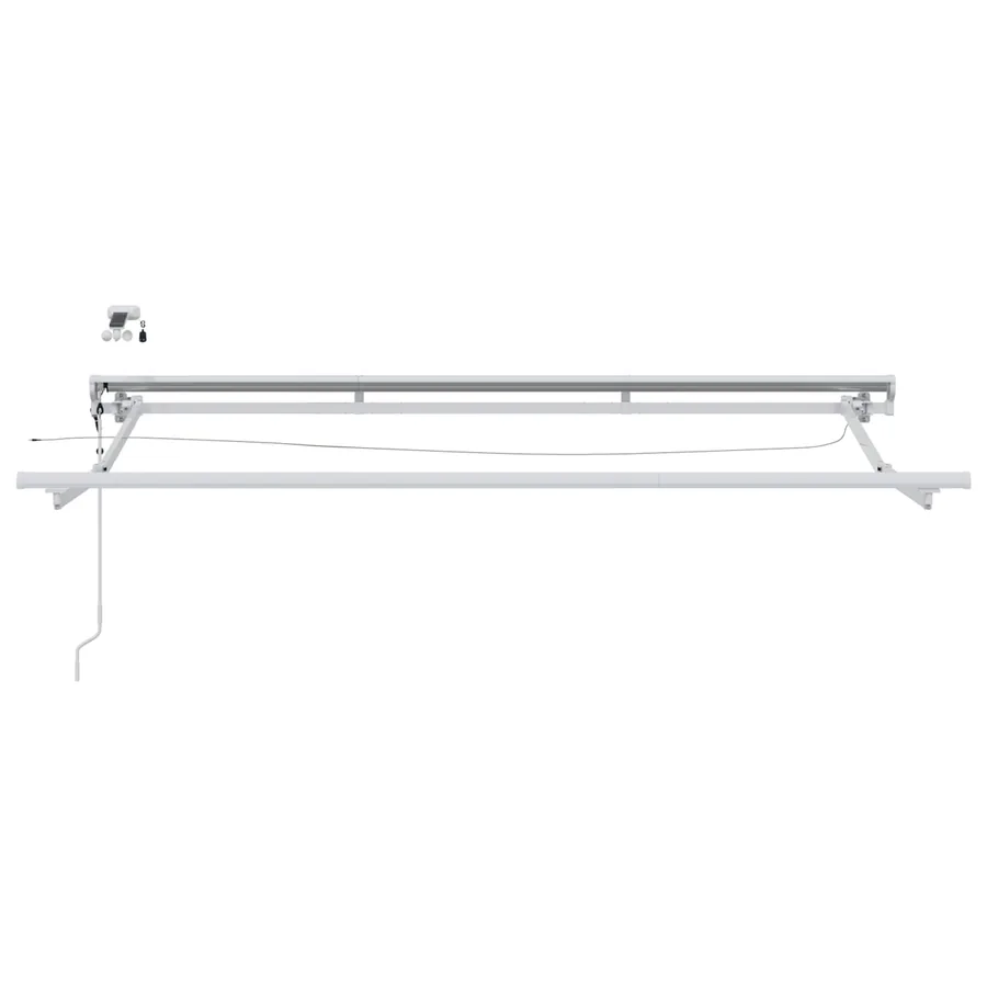 Auvent rétractable électrique Blanc 3 x 2,5 m - 7