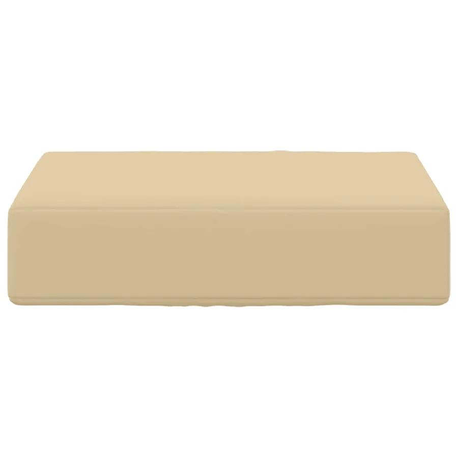 Coussin de Siège d'Extérieur Beige 40 x 40 x 8 cm - 4