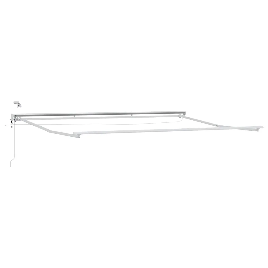 Auvent rétractable électrique Blanc 4 × 3 m - 4