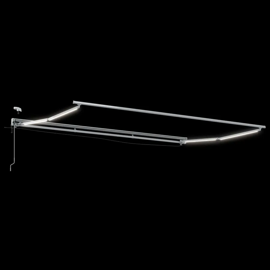 Auvent rétractable électrique Blanc 4 × 3 m - 6