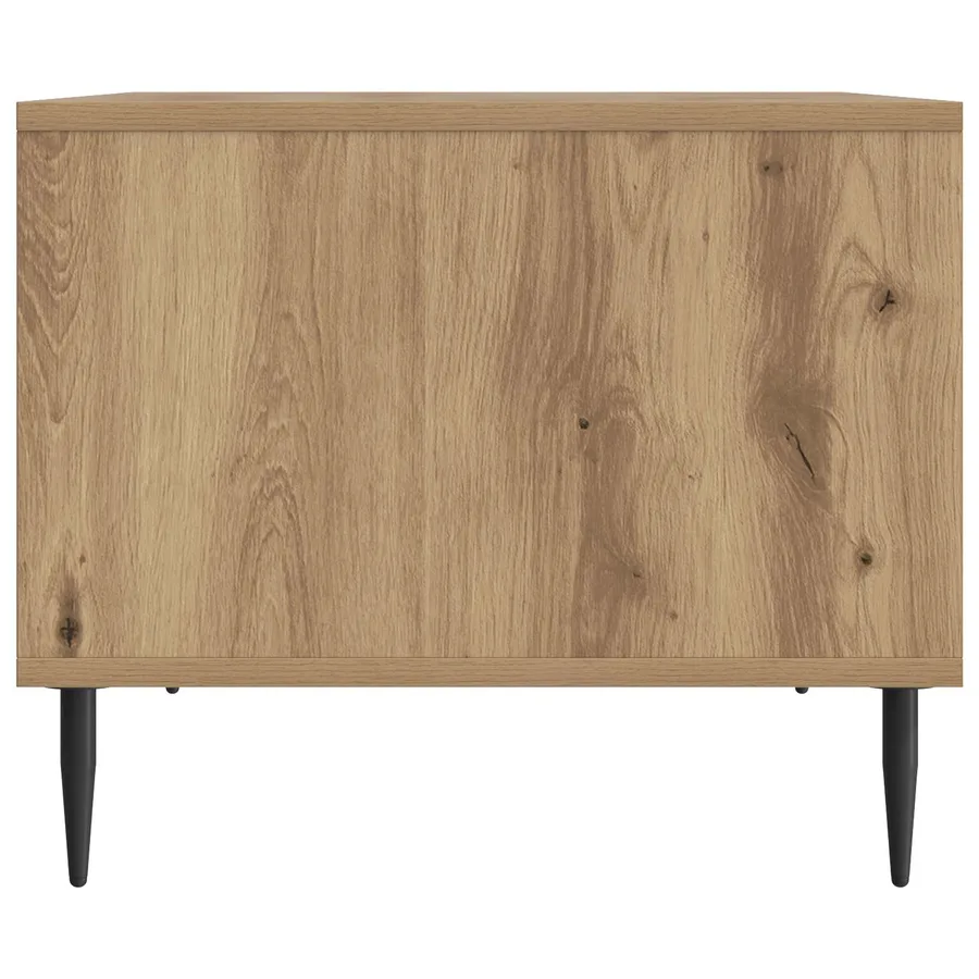 Table basse Chêne artisanal 90 x 50 x 40 cm Bois d'ingénierie - 6
