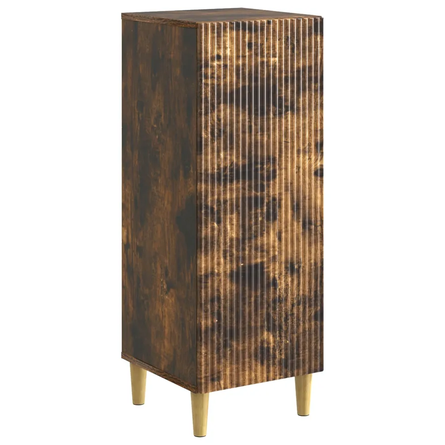 Buffet Chêne fumé 33 x 34,5 x 90 cm Bois d'ingénierie - 2