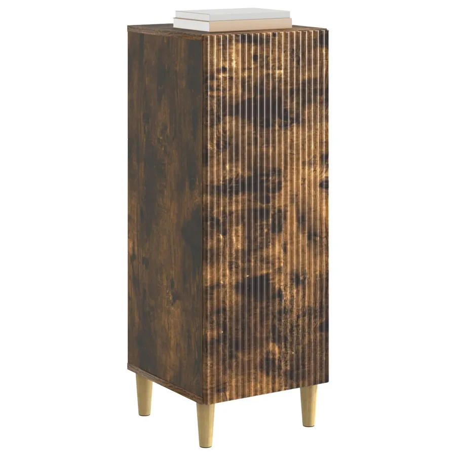 Buffet Chêne fumé 33 x 34,5 x 90 cm Bois d'ingénierie - 3