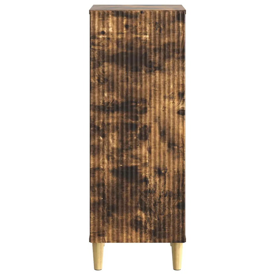 Buffet Chêne fumé 33 x 34,5 x 90 cm Bois d'ingénierie - 6