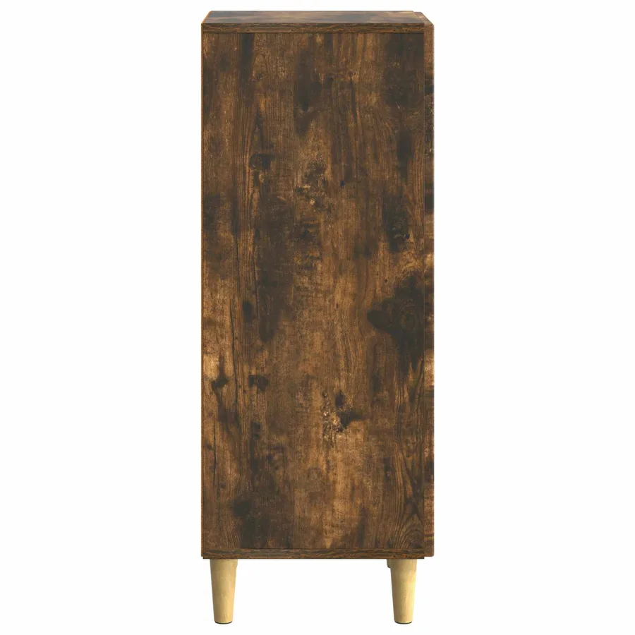 Buffet Chêne fumé 33 x 34,5 x 90 cm Bois d'ingénierie - 7