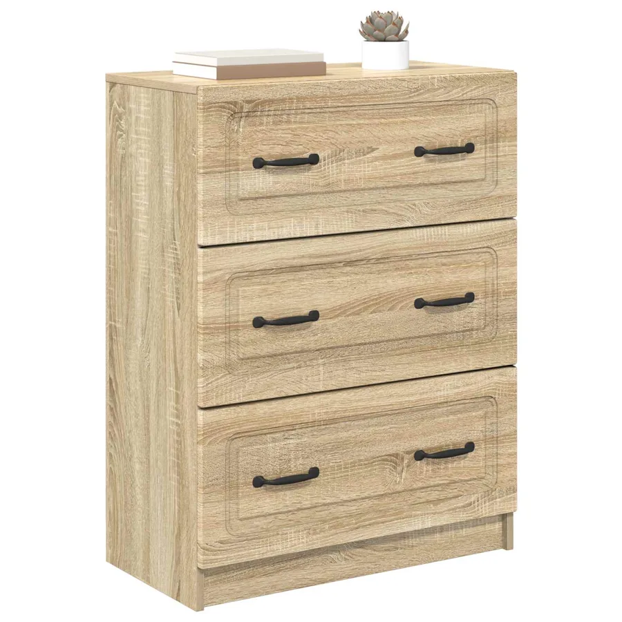 Armoire à tiroirs Chêne Sonoma 66 x 34,5 x 87 cm - 3