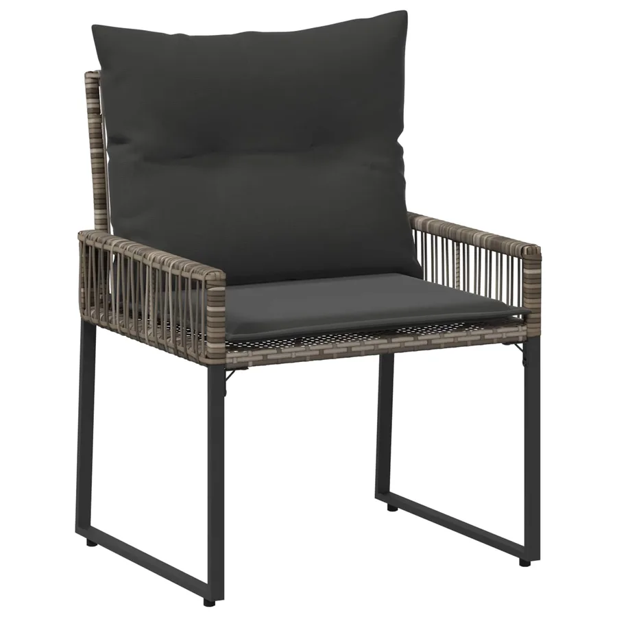 Ensemble de meubles d'extérieur 7 pcs Gris et Gris foncé - 5