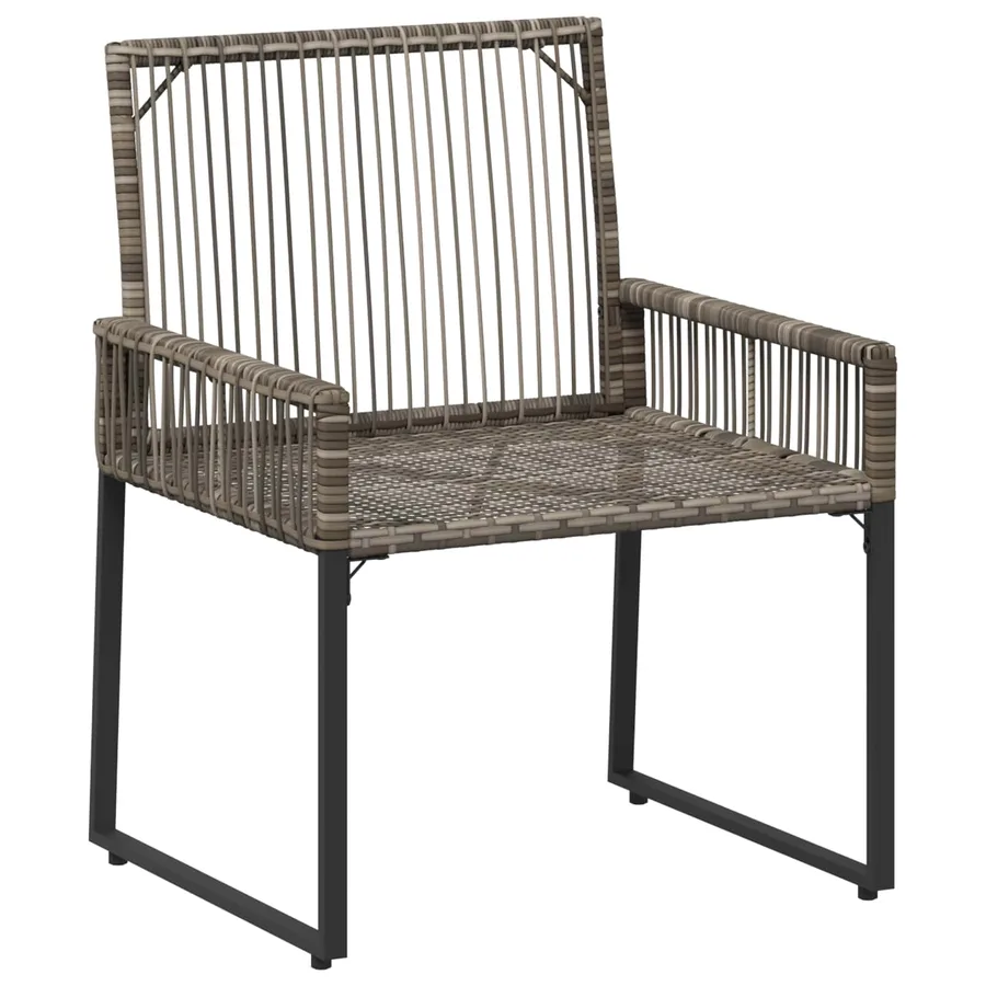 Ensemble de meubles d'extérieur 7 pcs Gris et Gris foncé - 7