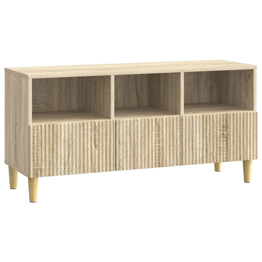 Meuble TV Chêne Sonoma 102 x 34,5 x 50 cm Bois d'ingénierie - 2