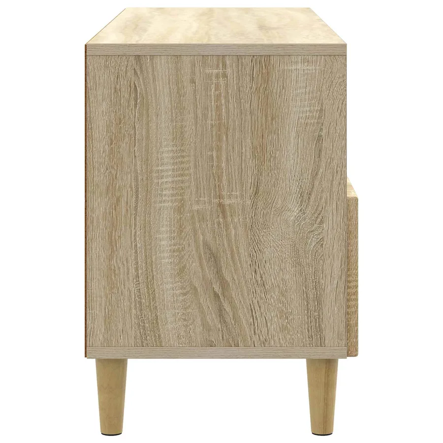 Meuble TV Chêne Sonoma 102 x 34,5 x 50 cm Bois d'ingénierie - 7