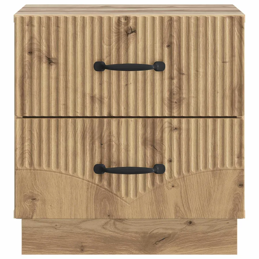 Cabinet de chevet Chêne artisanal 43 x 34,5 x 44,5 cm - 5