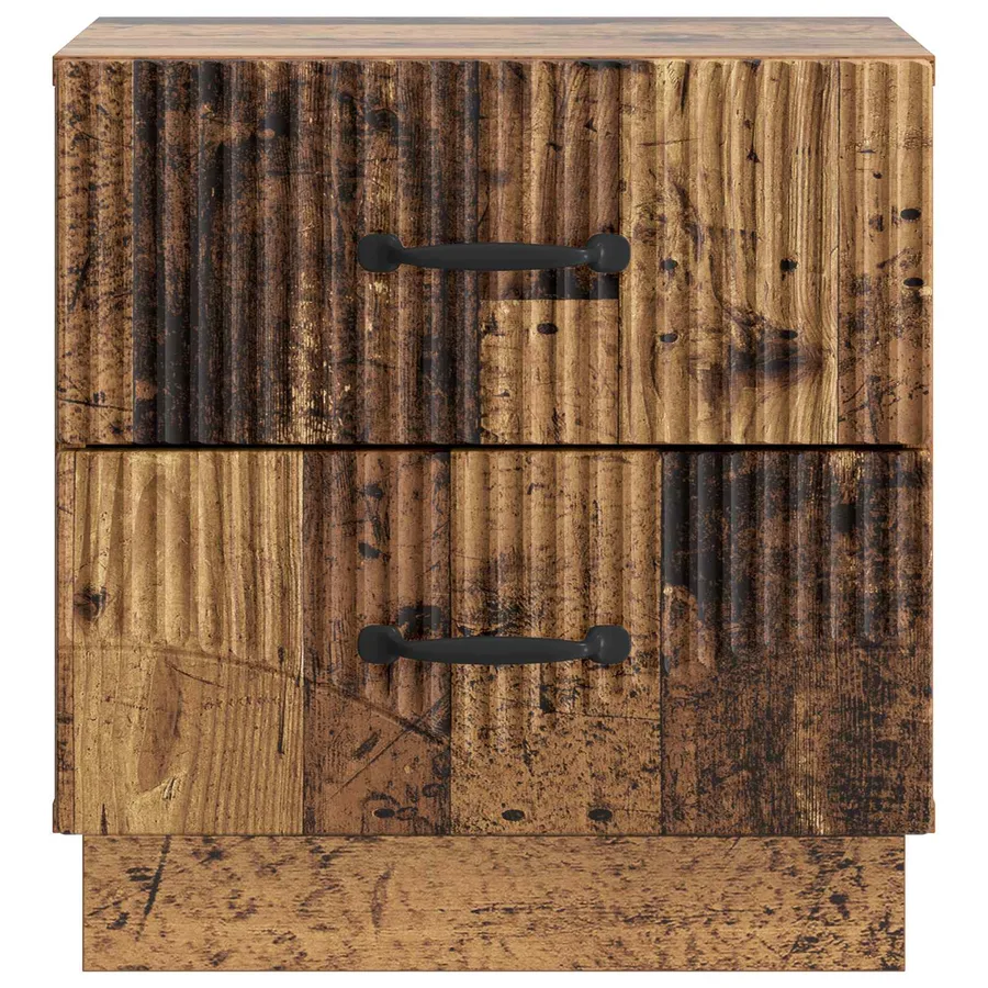 Cabinet de chevet avec tiroir Bois ancien 43 x 34,5 x 44,5 cm - 5