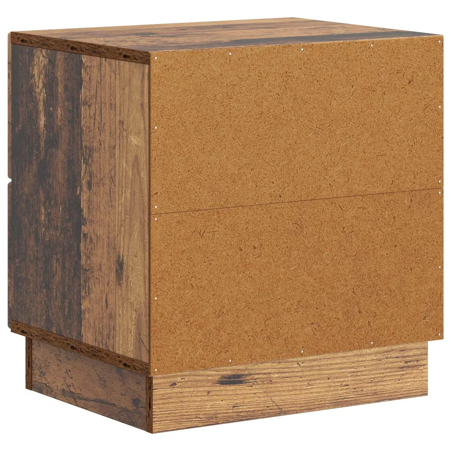 Cabinet de chevet avec tiroir Bois ancien 43 x 34,5 x 44,5 cm - 7