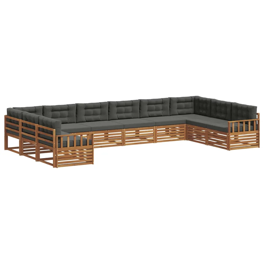 Ensembles de canapés 5 pc Naturel et Anthracite - 2