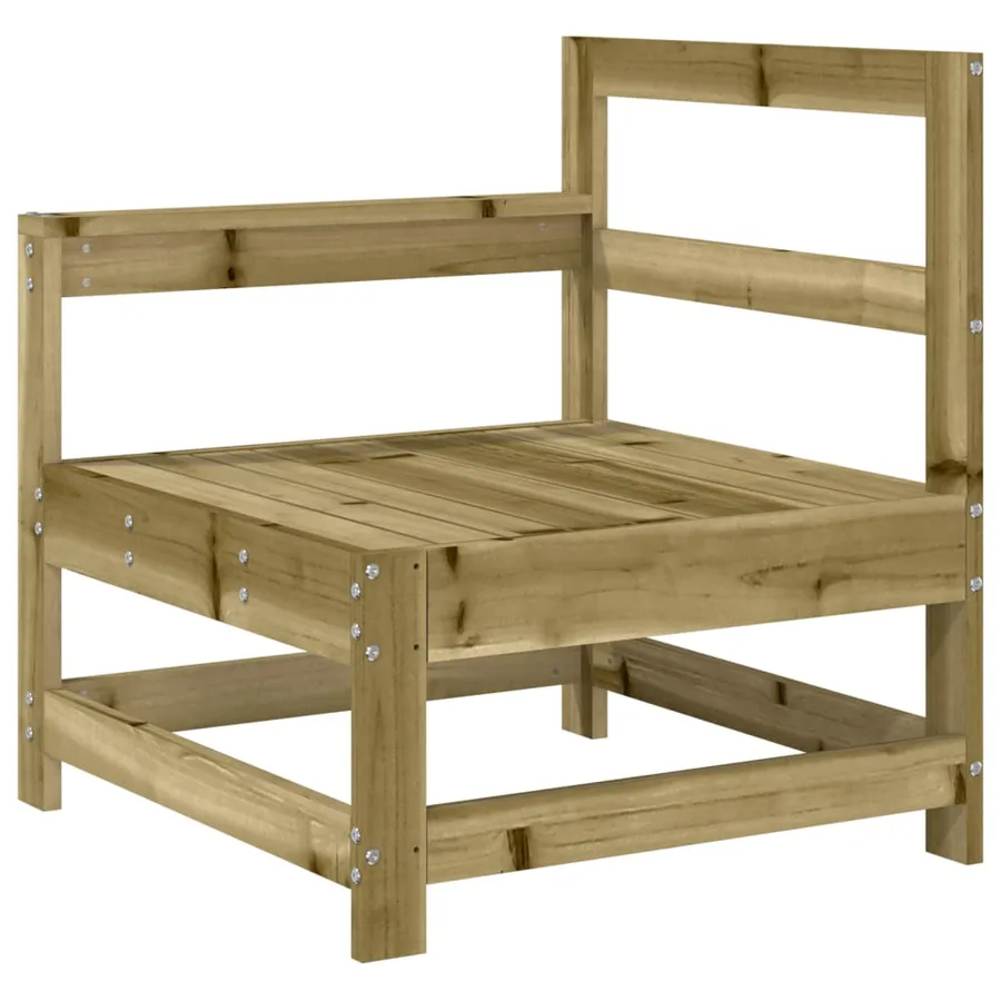 Salon de jardin 3 pcs bois de pin imprégné - 3