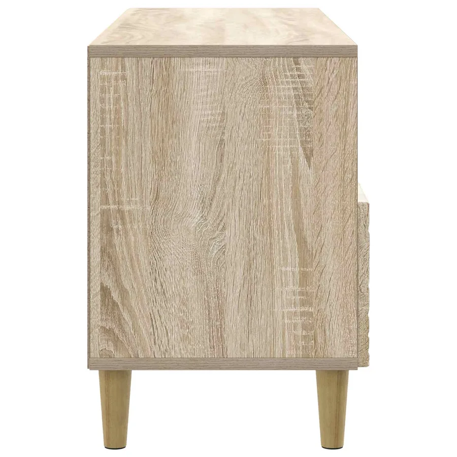 Meuble TV 102 x 34,5 x 50 cm Chêne Sonoma Bois d'ingénierie - 6