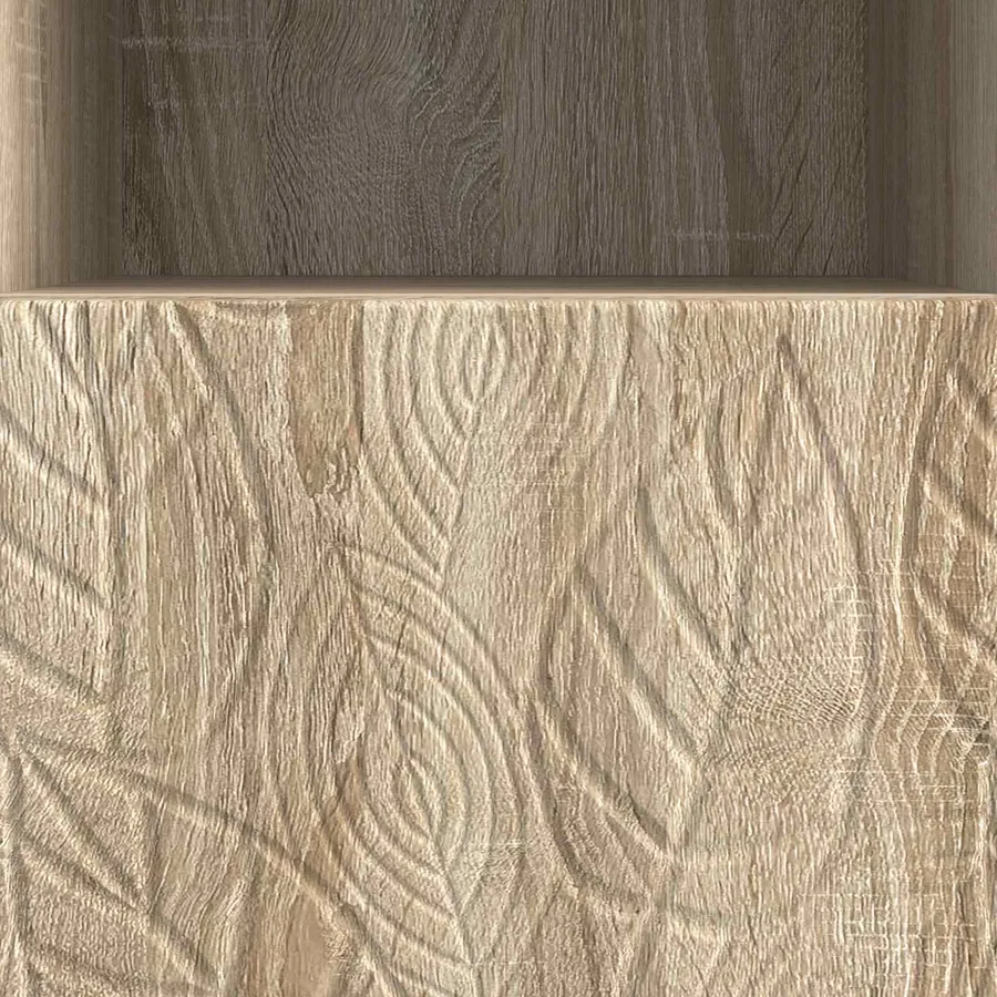 Meuble TV 102 x 34,5 x 50 cm Chêne Sonoma Bois d'ingénierie - 9