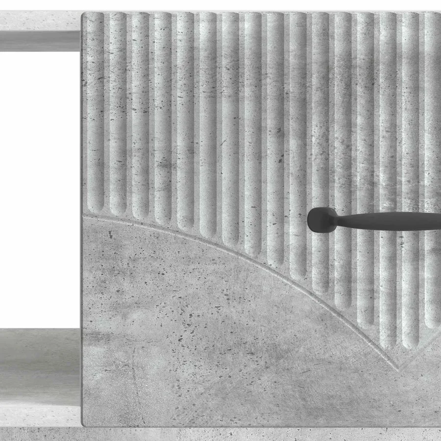 Table basse Gris béton 90 x 50 x 37 cm Bois d'ingénierie - 9