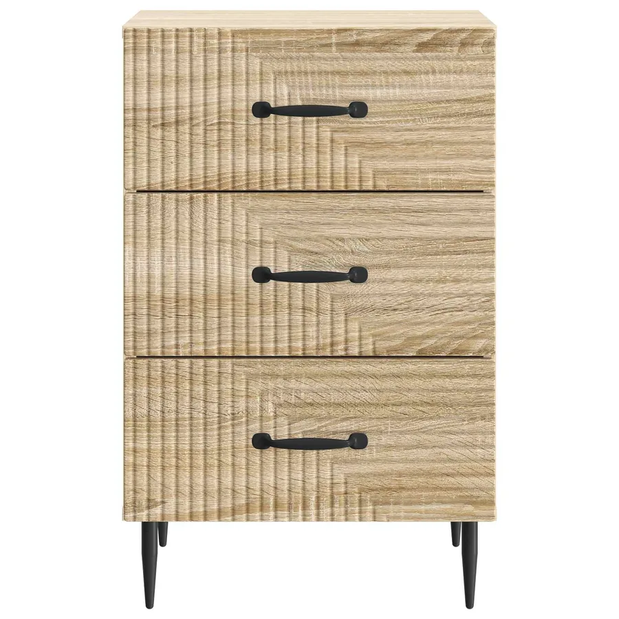 Cabinet de chevet avec tiroir Chêne Sonoma 43 x 41 x 66,5 cm - 5
