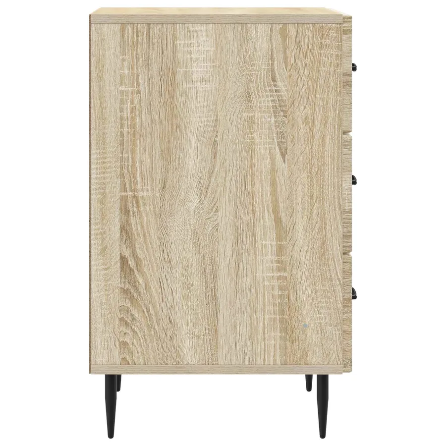 Cabinet de chevet avec tiroir Chêne Sonoma 43 x 41 x 66,5 cm - 6